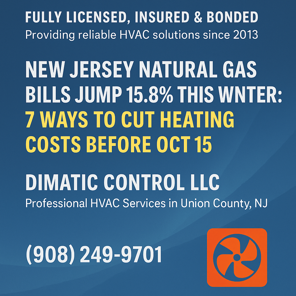 New Jersey Natural Gas bill increase October 2025 - heating cost reduction strategies for Union County homeowners